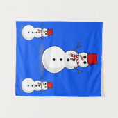 Tapestries Snowman Wandteppich (Vorderseite (Horizontal))