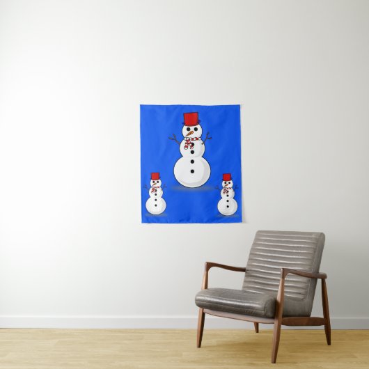 Tapestries Snowman Wandteppich (Beispiel)