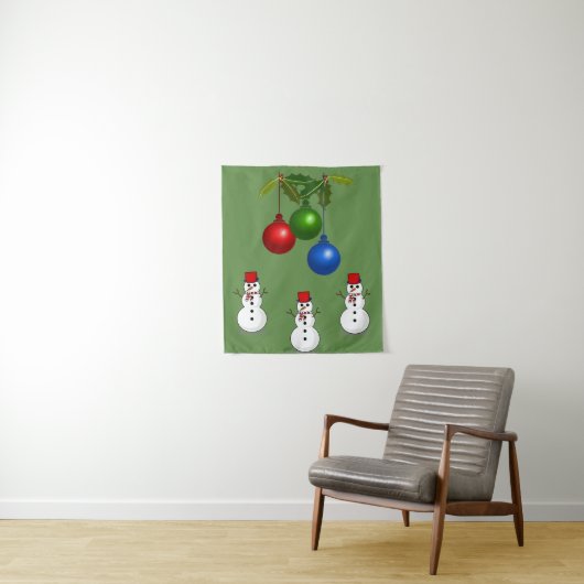 Tapestries Snowman Wandteppich (Beispiel)