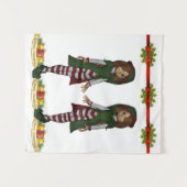 Tapestries Weihnachtself Wandteppich (Vorderseite (Horizontal))