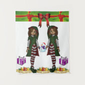 Tapestries Weihnachtself Wandteppich (Vorderseite)