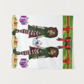 Tapestries Weihnachtself Wandteppich (Vorderseite (Horizontal))