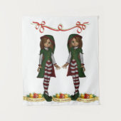 Tapestries Weihnachtself Wandteppich (Vorderseite)