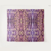 Tapestry Abstrakt Painting, Red-Violet Insight Wandteppich (Vorderseite (Horizontal))