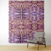 Tapestry Abstrakt Painting, Red-Violet Insight Wandteppich (Beispiel)