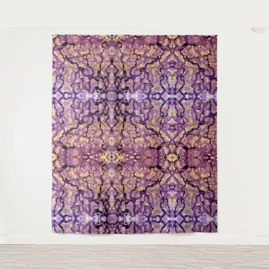 Tapestry Abstrakt Painting, Red-Violet Insight Wandteppich (Vorderseite)
