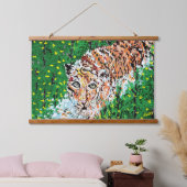 Tapestry : Beute des Tigers Wandteppich Mit Holzrahmen (Schlafzimmer)
