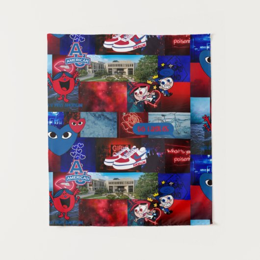 Tapestry der amerikanischen Universität Wandteppich (Vorderseite)