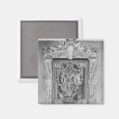 Tapestry des Wappens der französischen Königlichen Magnet (Vorderseite/Rückseite)