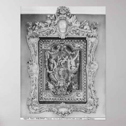 Tapestry des Wappens der französischen Königlichen Poster (Vorne)
