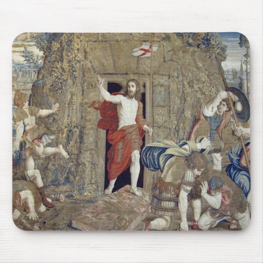 Tapestry, die die Auferstehung Christi in Mousepad (Vorne)