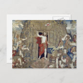 Tapestry, die die Auferstehung Christi in Postkarte (Vorne/Hinten)