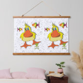 Tapestry Duck Wandteppich Mit Holzrahmen (Schlafzimmer)