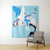 Tapestry : Eine Haiwelt Wandteppich (Beispiel)
