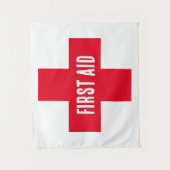 Tapestry - Erste Hilfe - Rotes Kreuz Wandteppich (Vorderseite)