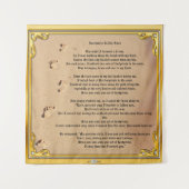 Tapestry Footprints in den Sand nüchtern Champions Wandteppich (Vorderseite)