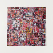 Tapestry – Fragmented Pulse Wandteppich (Vorderseite (Horizontal))