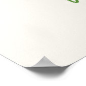 Tapestry für benutzerdefinierte Junggeselinnen-Abs Poster (Ecke)