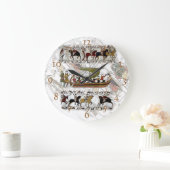 Tapestry Große Wanduhr (Zuhause)