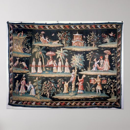 Tapestry im Chinoiserie-Stil von John van Poster (Vorne)