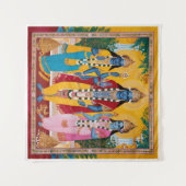 Tapestry: Indische Mythologie Ramayan Wandteppich (Vorderseite (Horizontal))