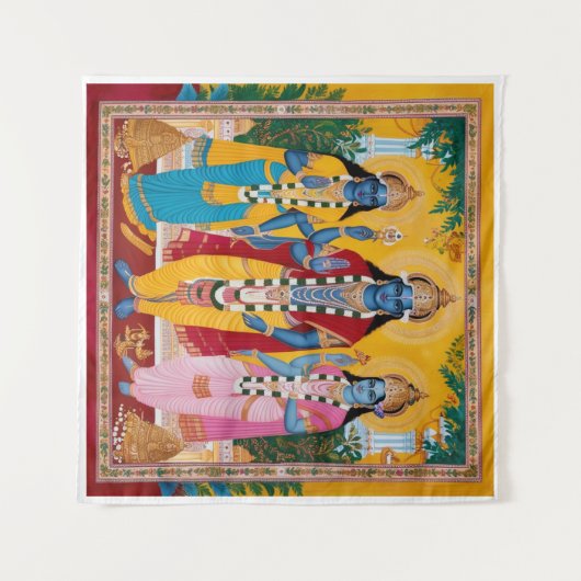 Tapestry: Indische Mythologie Ramayan Wandteppich (Vorderseite (Horizontal))