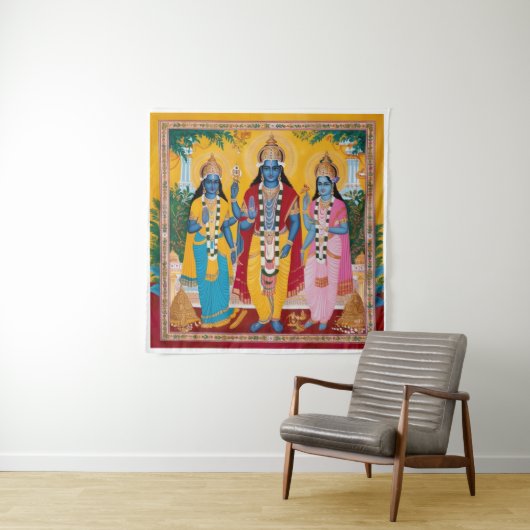 Tapestry: Indische Mythologie Ramayan Wandteppich (Beispiel)