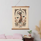 Tapestry Libra Celestial Zodiac Art Wandteppich Mit Holzrahmen (Schlafzimmer)