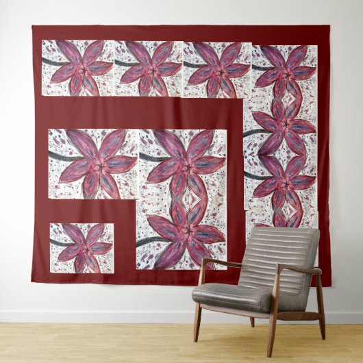 Tapestry Lilium orientalis Wandteppich (Beispiel (Horizontal))