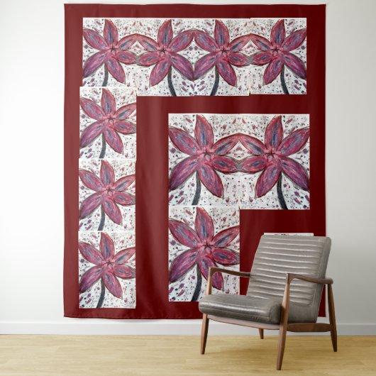 Tapestry Lilium orientalis Wandteppich (Beispiel)