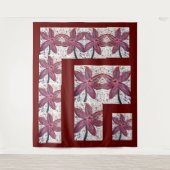 Tapestry Lilium orientalis Wandteppich (Vorderseite)