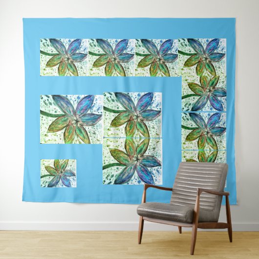 Tapestry Lilium orientalis Wandteppich (Beispiel (Horizontal))