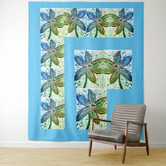 Tapestry Lilium orientalis Wandteppich (Beispiel)