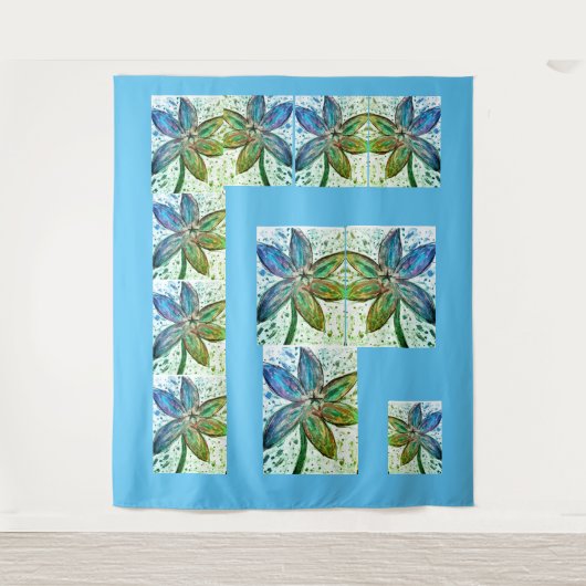 Tapestry Lilium orientalis Wandteppich (Vorderseite)