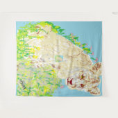 Tapestry : Lion's den  Wandteppich (Vorderseite (Horizontal))