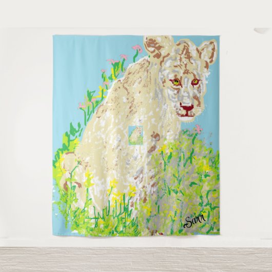 Tapestry : Lion's den  Wandteppich (Vorderseite)