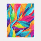 Tapestry-Malerei aus tropischem Leaf Fleecedecke (Vorderseite)