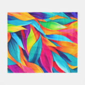 Tapestry-Malerei aus tropischem Leaf Fleecedecke (Vorderseite (Horizontal))