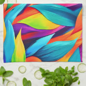 Tapestry-Malerei aus tropischem Leaf Geschirrtuch (Gefaltet)
