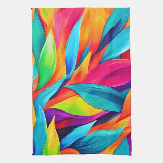 Tapestry-Malerei aus tropischem Leaf Geschirrtuch (Vertikal)