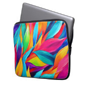 Tapestry-Malerei aus tropischem Leaf Laptopschutzhülle (Vorderseite Links)