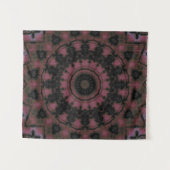 Tapestry Mandala rundes Muster Kaleidoskop Retro Wandteppich (Vorderseite (Horizontal))