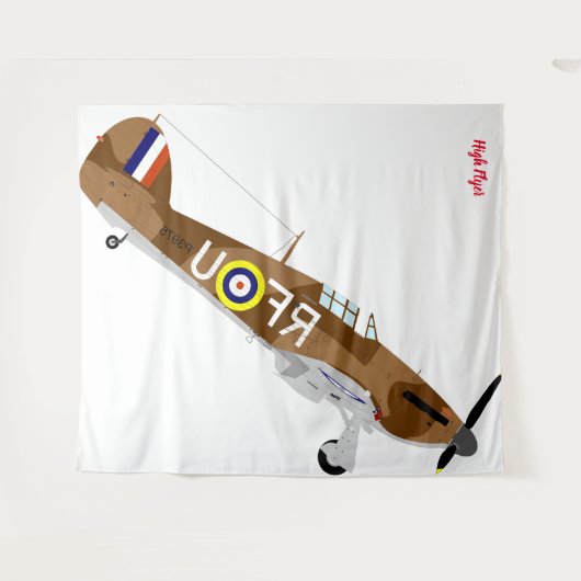 Tapestry mit hohem Flyer Wandteppich (Vorderseite (Horizontal))