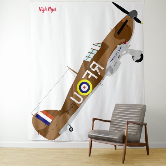 Tapestry mit hohem Flyer Wandteppich (Beispiel)