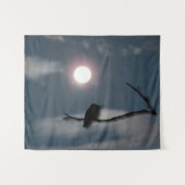 Tapestry - Mondlicht Hummingbird Wandteppich (Vorderseite (Horizontal))