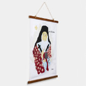 Tapestry : Nectarios of Aegina Greek saint Wandteppich Mit Holzrahmen (Gewinkelt)
