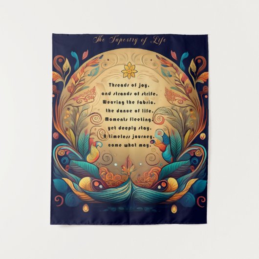 "Tapestry of Life" Wandteppich (Vorderseite)
