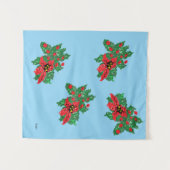 Tapestry: Poinsettia Wandteppich (Vorderseite (Horizontal))