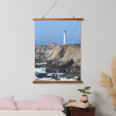 Tapestry - Point Arena Lighthouse Wandteppich Mit Holzrahmen (Schlafzimmer)