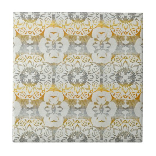 Tapestry Rosette II Fliese (Vorderseite)